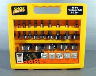 Shop Source 16-Piece Forstner Drill Bit Set In Hard Case
