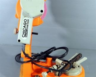 Chicago Electric Electric Chain Saw Sharpener With Instructions