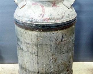 Metal Milk Can, 24" High
