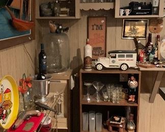 Vintage barware, trays and more!