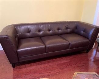 Chateau d' Ax leather couch...