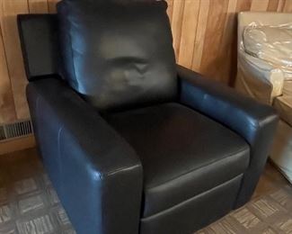 Leather armchair....