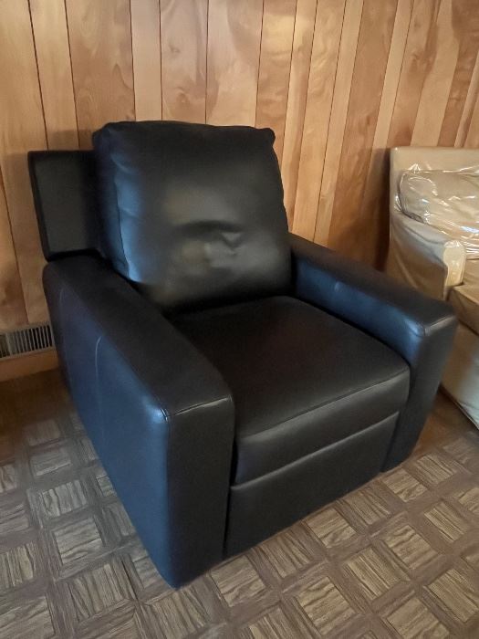 Leather armchair....
