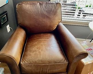 Leather chair beautiful patina