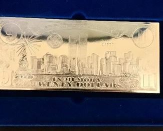 9/11 .999 Silver Bill 
