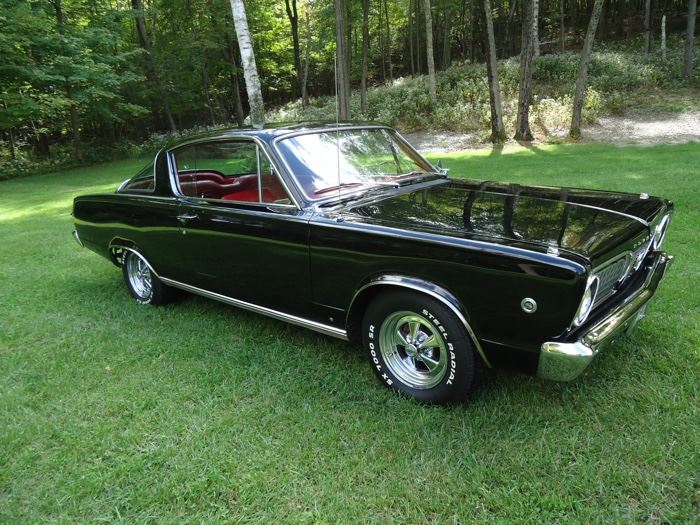 1966 Plymouth Barracuda Formula S, 273 4 barrel, commando engine, 4-speed with factory disc brakes.