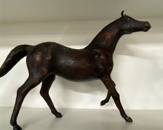 Leather horse