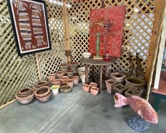 Many Clay Pots