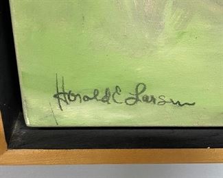 Harold E. Larson signature