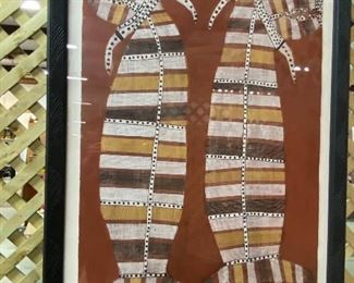 RARE Mick Kiobakku 
(Signature on back)
Australian 40”x30”