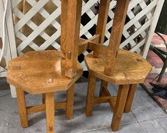 Solid Wood Stools by Stickley
