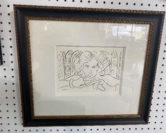 Matisse Print, nicely framed