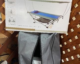 NEW never used 
Covered Hammock/Stand