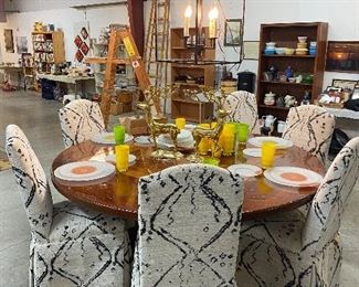 Ballard Dining Chairs, Solid wood round table sold separately