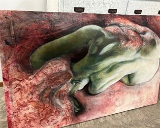 Original art on fabric by Lisa Vanderhill - Stunning!