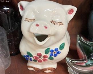 Shawnee Pottery "Smiley" the Pig Pitcher