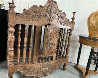 Antique French Panetiere