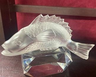 One of two Baccarat fish