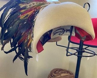 Jack McConnell hat with feathers