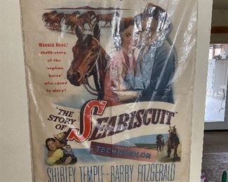 1949 numbered Seabiscuit original movie poster