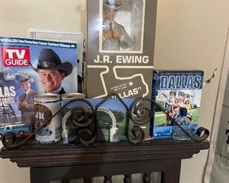 Collection of Dallas memorabilia
