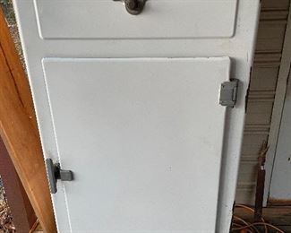 Antique Westinghouse icebox refrigerator 
