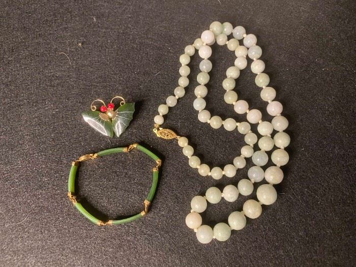 14K Jade Jewelry