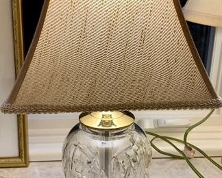 18”h Lamp with 10” Waterford Base $99