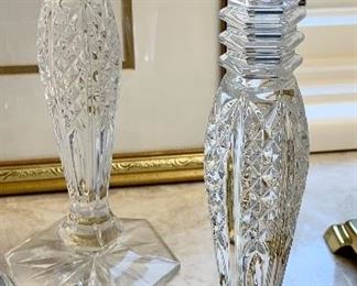 Waterford 10” Bethany Taper Candlestick set $135