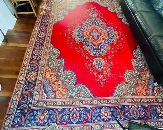 48______$400 
Rug some wear Red and blue 10 x 12'10"