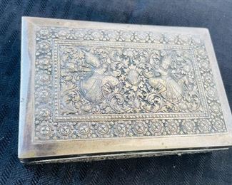 67______$40 
800 silver 5oz carved box from Bali 5 x 3.5