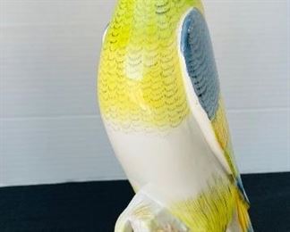 
73______$50 
Meissen unsigned stylized Parrot 1'H