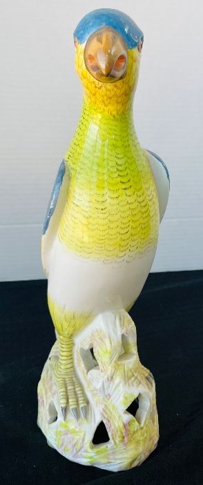 73______$50 
Meissen unsigned stylized Parrot 1'H