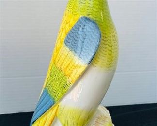 73______$50 
Meissen unsigned stylized Parrot 1'H