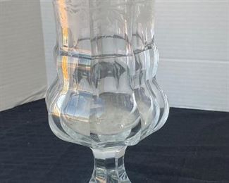 #135 - $40 Etched Antique vase 