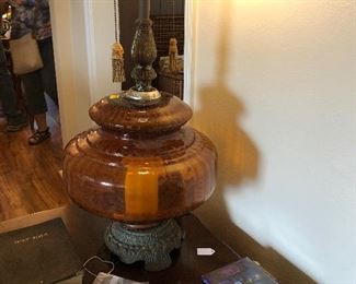 Pr, vintage lamp bases