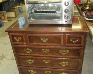 HENREDON DRESSER, TOASTER OVEN