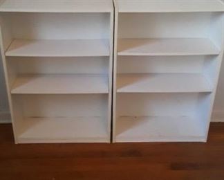 2 Small Book Shelves