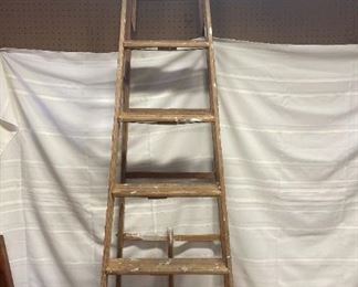 7 Foot Wooden Ladder