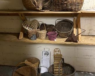 Big Collection of Vintage Baskets