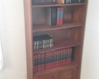 Book Shelves with Books