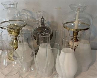 Glass Chimneys and Candle Lamps