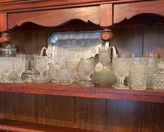 Pressed Glass Collection of Glasses More