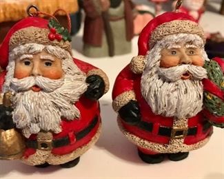Santa Ornaments 