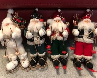 Santa Ornaments 
