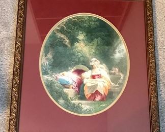 The Good Mother by J.H. Fragonard Print 
