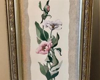 Floral Art By Carol Robinson Print 