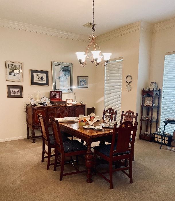 Dining Room Furniture, Art, Silverplate, Silverware Set, Pottery, China