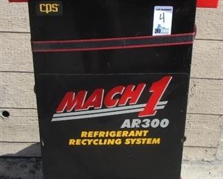 MACH 1 AR 300 REFRIGERANT RECYCLING SYSTEM FOR PARTS AND REPAIR