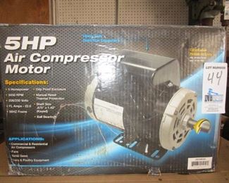 5 HP AIR COMPRESSOR MOTOR GEXOF386 NOS